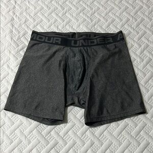 Under Armour Men's Gray Boxer Briefs